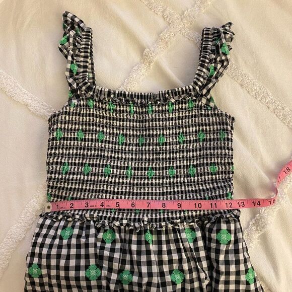 Kate Spade Gingham Voile Smocked Midi Dress - Picture 12 of 13